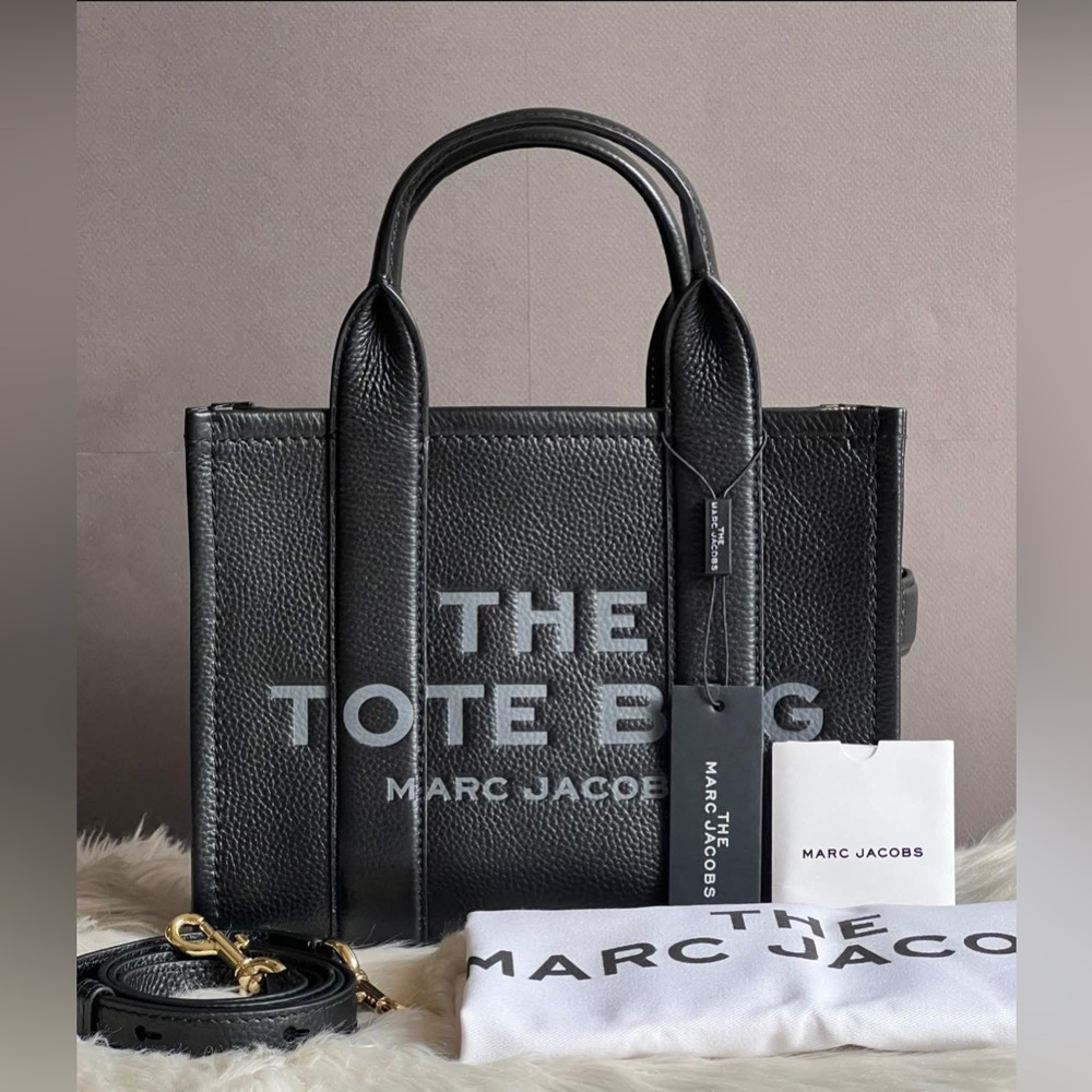 H009L01SP21 - Marc Jacobs The Leather Mini Tote Bag - Picture 15 of 16
